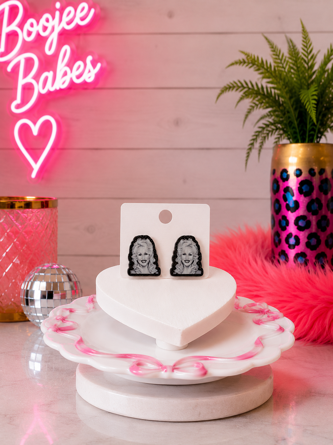 Exclusive Dolly Acrylic Earrings