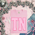 TN Pink Gingham Tee